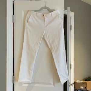AG white Caden cotton trouser
